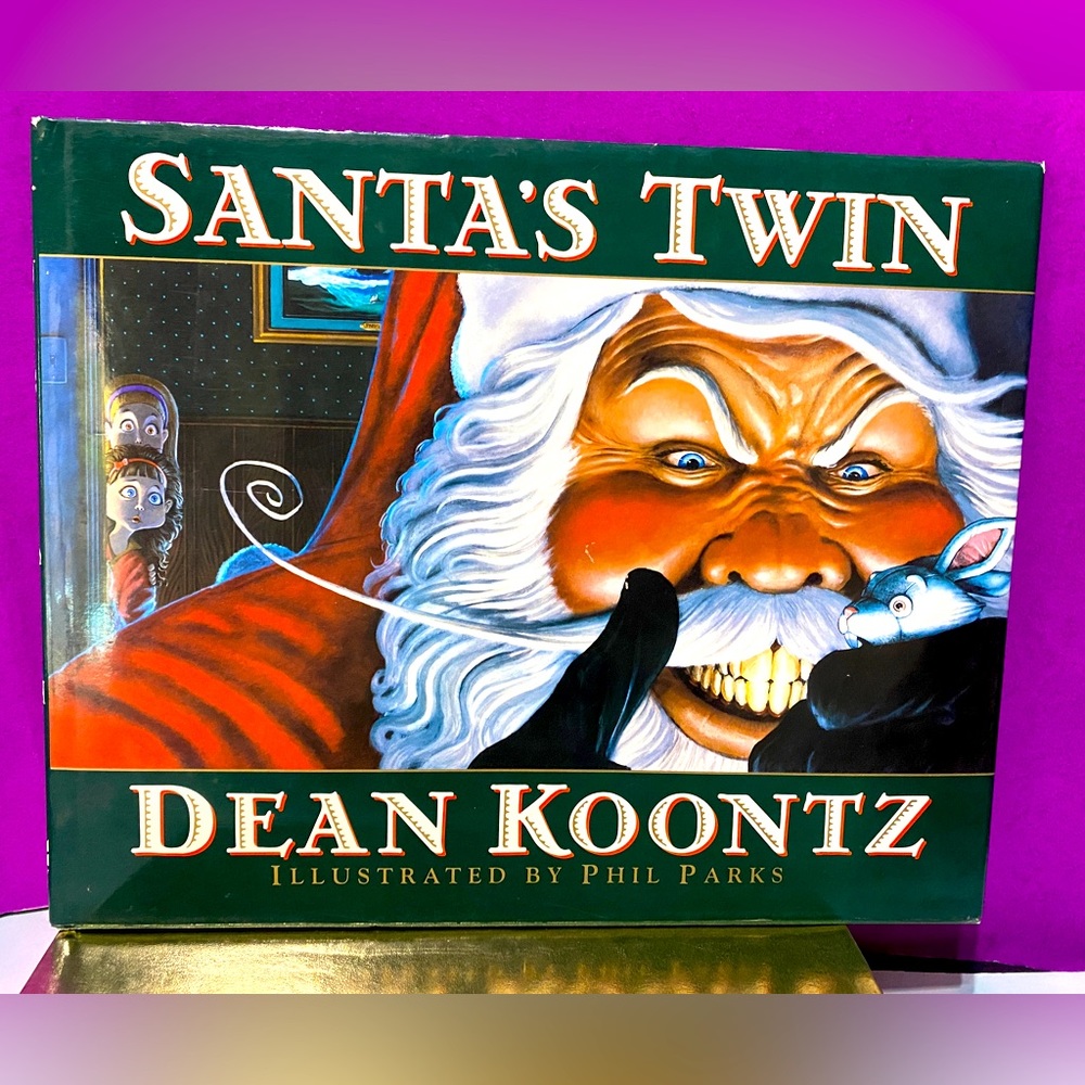SANTA’S TWIN VTG 1996 HARDCOVER w/DUST JACKET CHRISTMAS BOOK VTG 1996 DE…